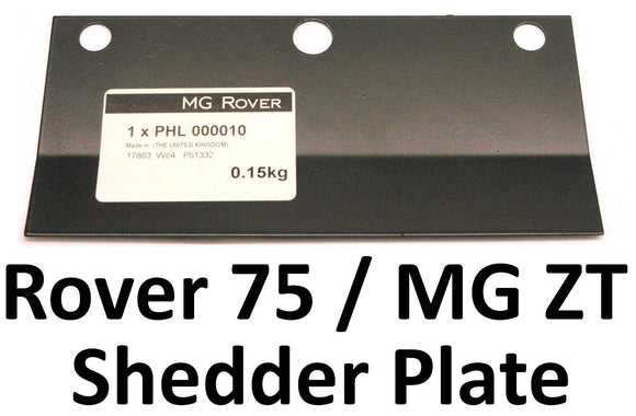 Tech Bulletin - Shedder Plate PHL000010 (75 / ZT Diesel, All Models)