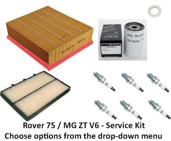 Rover 75 / MG ZT Service Kit - V6 (2.0 and 2.5)